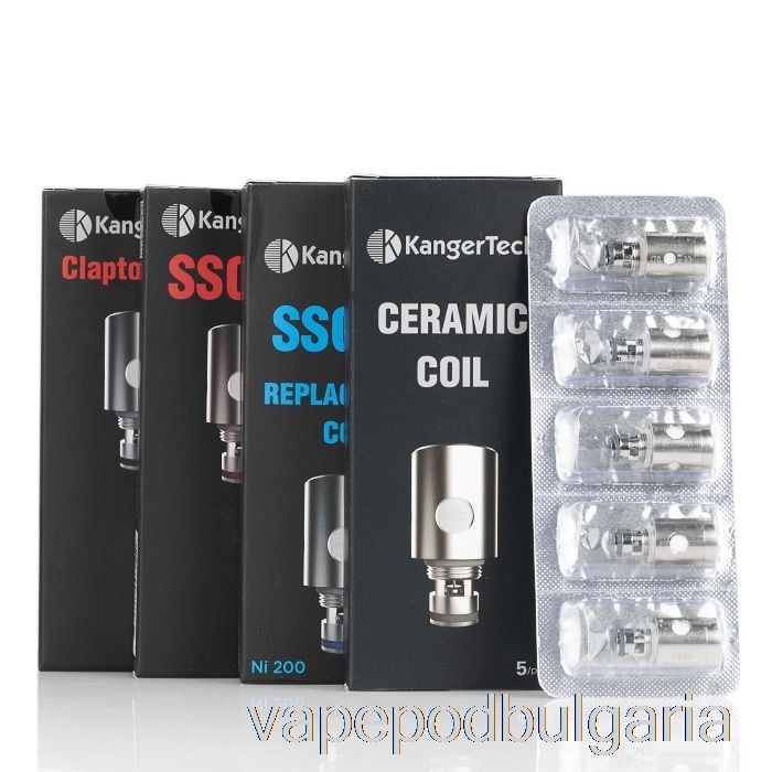 Vape Технически характеристики Kanger Ssocc резервни бобини 0.2ohm Ss бобини